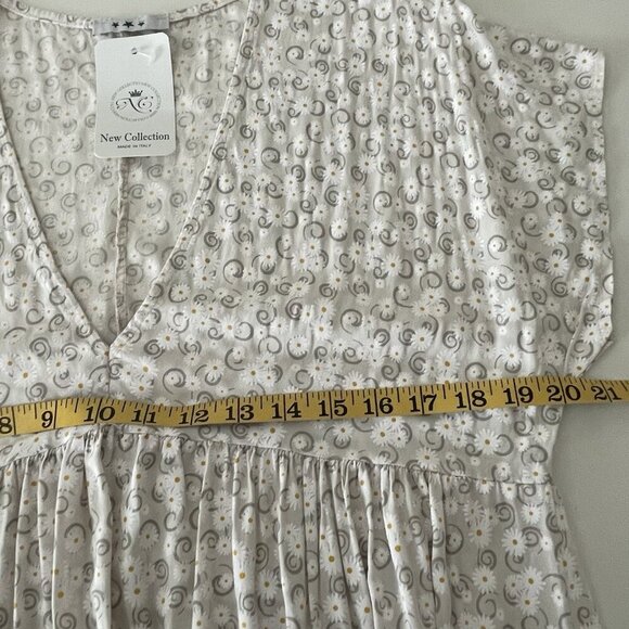 Made in Italy New Collection NWT Short Sleeve Maxi Dress One Size (Large) Summer - Picture 4 of 7